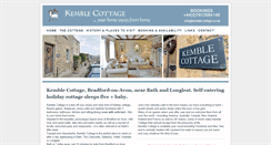 Desktop Screenshot of kemble-cottage.co.uk